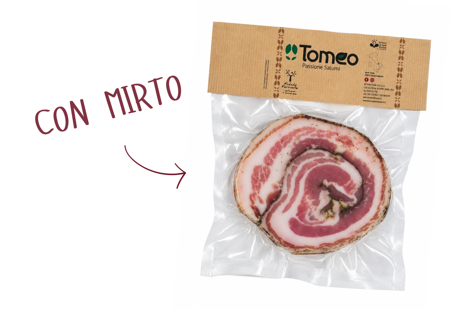 Pancetta cilentana al Mirto