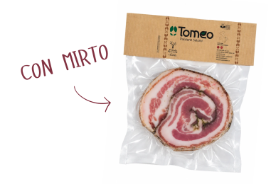 Pancetta cilentana al Mirto