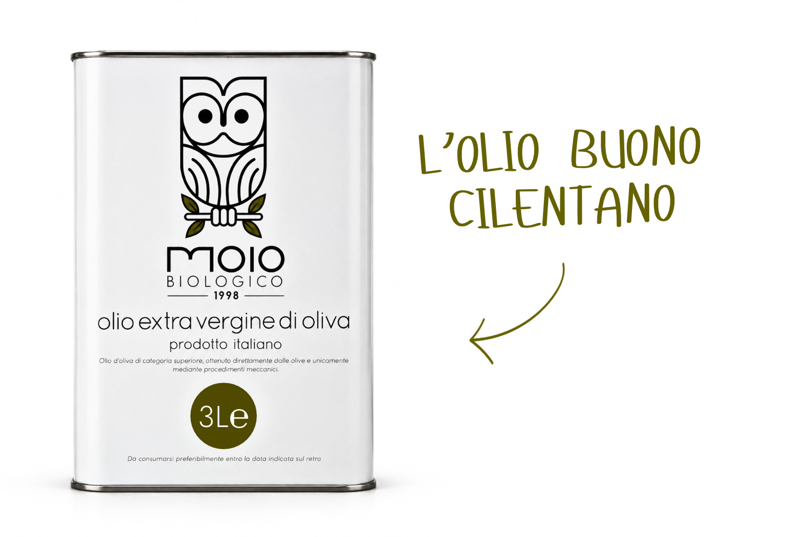 Olio Extravergine di Oliva Biologico Cilentano